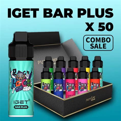 Buy Iget Bar Plus 6000 Puffs X 50 Selected Flavours Online Puffsme