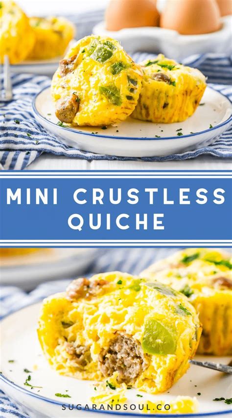 Crustless Mini Quiche Recipe