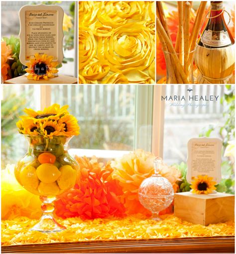 Under The Tuscan Sun Inspired Party Made By A Princess Italian Bridal