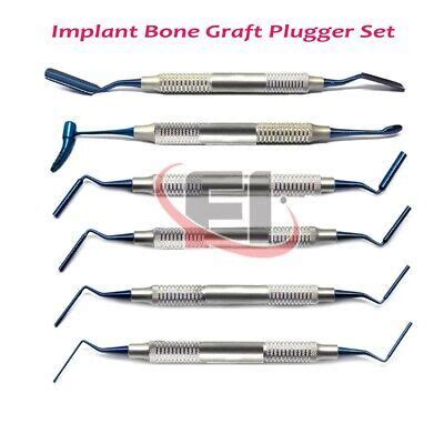 Dental Bone Graft Carrier Pluggers Packer Pcs Implant Dentistry