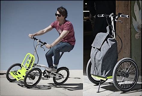 Das Kiffy Folding Tricycle Ist Sowohl Dreirad Als Auch Sackkarre
