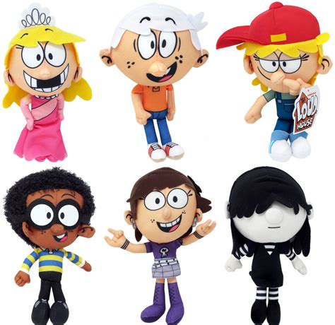 Nickelodeon Loud House Lola Luna Clyde Lana Lucy Lincoln Set Of 6