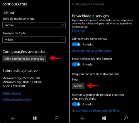 Windows Mobile Como Mudar O Buscador Do Microsoft Edge