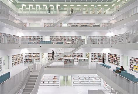 The public library has become stuttgart's new intellectual and cultural centre that is open to people of every nation. City library Stuttgart | New city library (Stadtbücherei ...