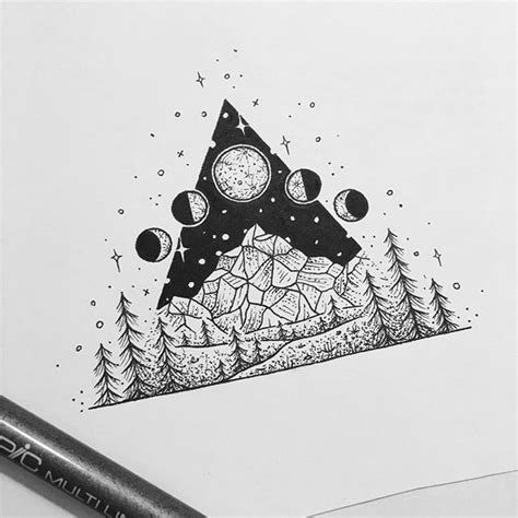 Learn to draw sky and clouds in pen and ink with step by step illustrated examples. Night sky 🌚 #fineliner #drawing #illustration #sketchbook ...