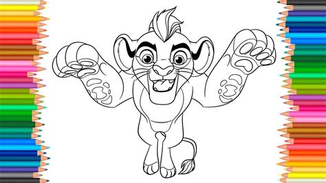 Kion Coloring Book The Lion Guard Coloring Pages Videos For Children Lea... | Coloring books