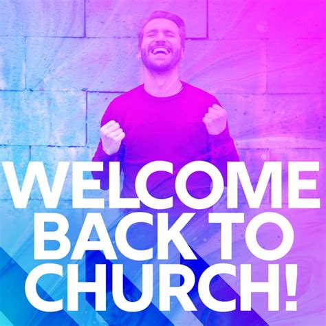 Welcome Back To Church Posters Reunion Sunday
