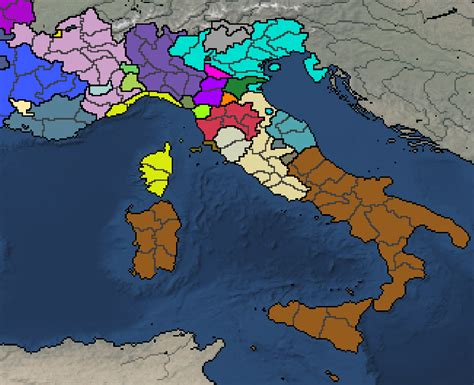 Fan Made Eu5 Provinces For Fun Fully Traced By Hand Part 4 Italy Reu4