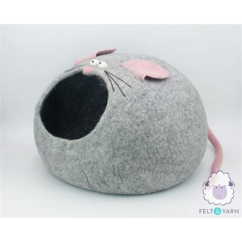 Nepal felt cat caves are made of 100% wool imported from new zealand and is made by hand. Premium Merino Wool Cat Cave | Felt and Yarn