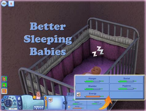 Mod The Sims Better Sleeping Babies And Toddlers