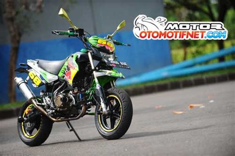 The bike doesn't idle and die off no more. Foto Modifikasi Kawasaki KSR 110 Mini Moto Racing