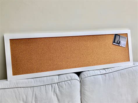 Modern White Cork Pin Board Framed Notice Board Company Framed