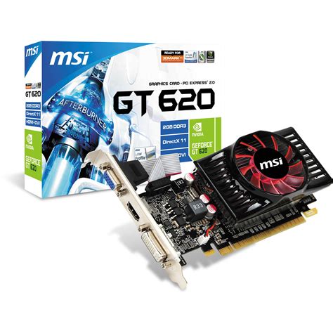 Msi Geforce Gt 620 Graphics Card 1gb Ddr3 N620gt Md1gd3lp Bandh