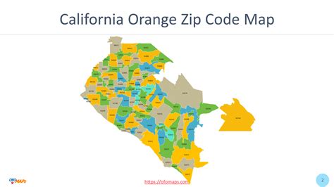 Orange County California Map With Zip Codes United States Map