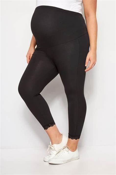 Plus Size Cropped Leggings Yours Clothing