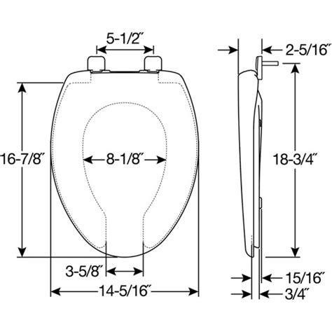 Bemis 1800ec 000 plastic toilet seat with easy clean & change hinges, elongated, white. Bemis Toilet Seat 1250TTA 000 | Toiletseats.com