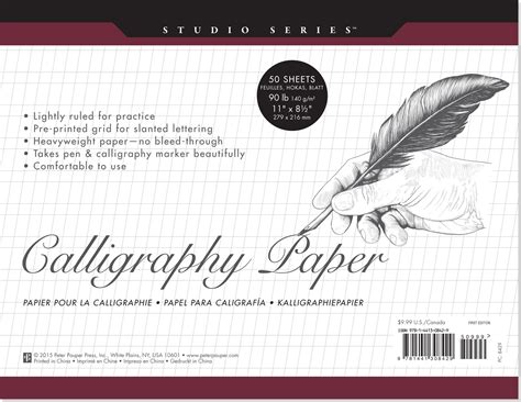 Studio Series Calligraphy Paper Pad 50 Sheets