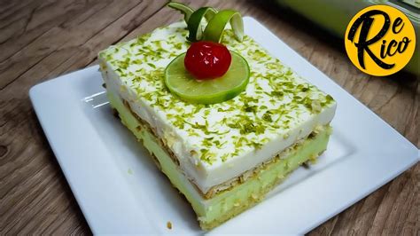 Como Hacer Pie De Limon Postre De Limon En Licuadora Sin Horno Pay De Limon Sin Horno