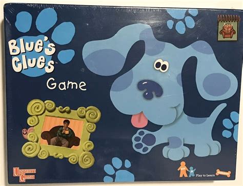 Vintage 1998 Blues Clues Preschool Board Game Nick Jr Nickelodeon New