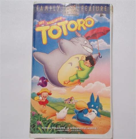 My Neighbor Totoro Anime Vhs Movie From 1994 Directed By Hayao