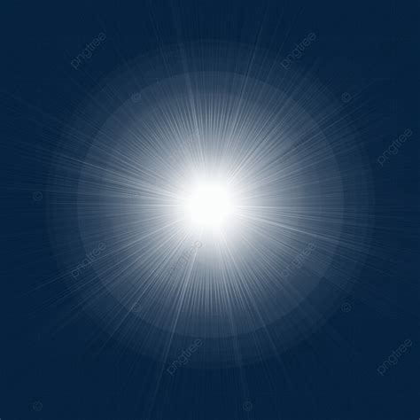 Gambar Efek Cahaya Bersinar Putih Cahaya Elemen Png Transparan
