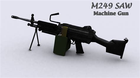 Maya M249 Saw Machine Gun
