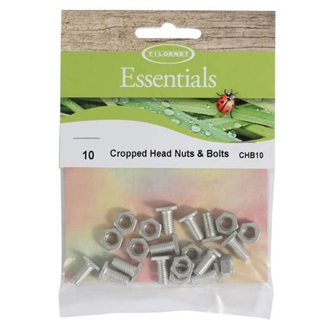 Cropped Head Nuts And Bolts Pack Of 10 Growing And Propagation Aylett