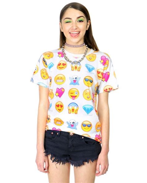 Emoji Tee Tshirt 3499 Free Shipping Emoji Tees Fashion Funny