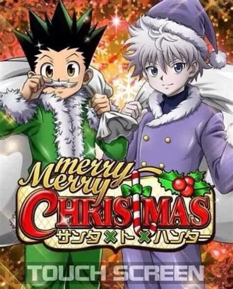 Hunter X Hunter Trading Card Gon And Killua Dressed Up For Christmas