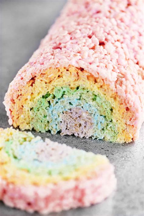 Rainbow Rice Krispies Treats The Gunny Sack