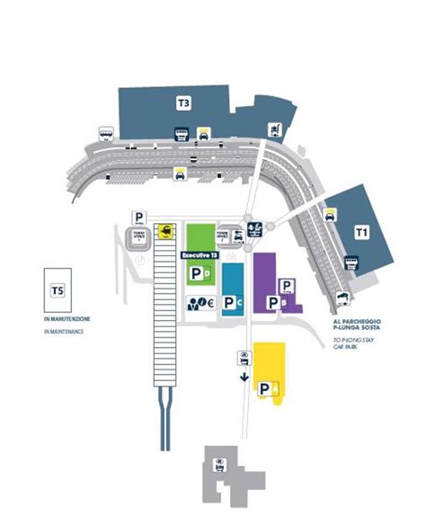 Leonardo Da Vinci International Airport Map Fco Printable Terminal