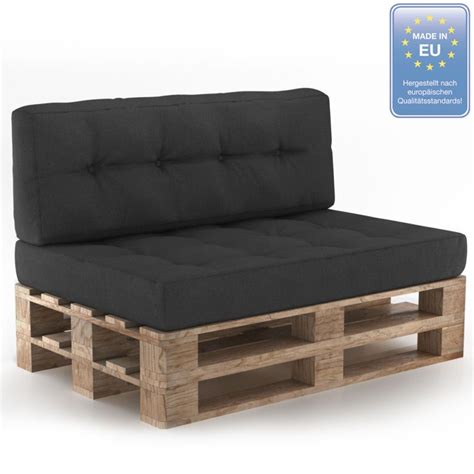 Bezug sofakissen sofa kissen graues kissenbezug nahen. Palettenkissen Palettenpolster Palettenmöbel Sitzkissen ...