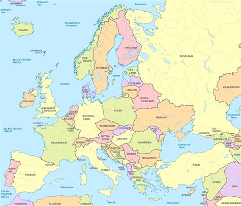 Die liste der hauptstädte europas zeigt die hauptstädte aller europäischen staaten. Liste der Länder Europas - Wikipedia