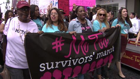 Hundreds March Together For Metoo Rally In Hollywood Abc13 Houston