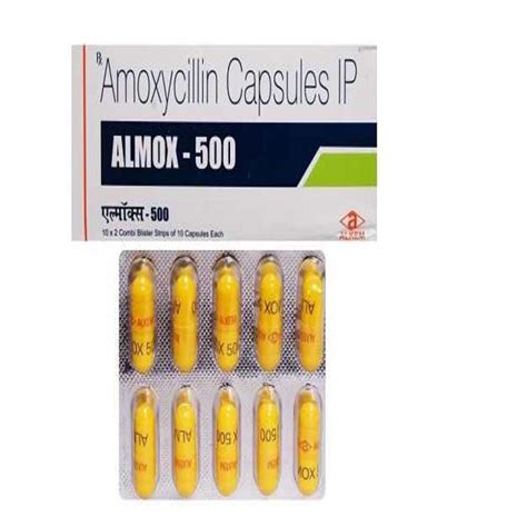 Amoxicillin Capsule Almox Amoxicillin Capsule 500mg View Uses Side