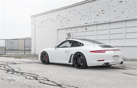 Stunning White Porsche 911 Carrera 4s With Black Rims — Gallery