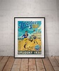 Uruguay 1930 uruguay travel poster uruguay poster uruguay | Etsy