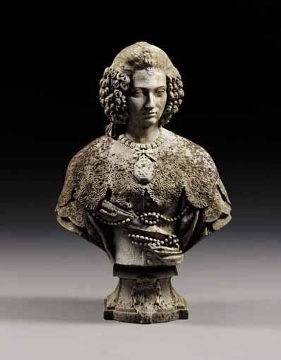 Giuliano Finelli Portrait Bust Baroque Sculpture Portrait Sculpture