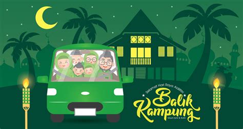 50 kumpulan dp bbm hari raya idul fitri 2019 1439 h. Gambar Suasana Hari Raya Di Kampung Kartun : Beautiful ...