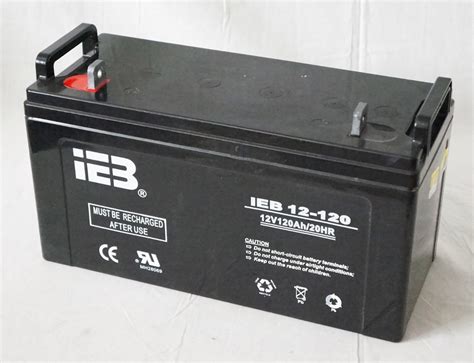 Ieb 12 120 Rechargeable Sealed Lead Acid Battery 12v 120ah 20r Mdg
