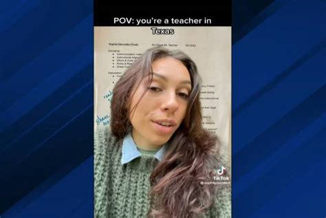 Sophia Deloretto Chudy Austin Isd Teacher Fired Over Viral Tiktok Video