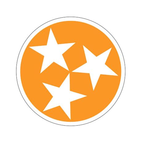 Pay with pride and get your fancard today! Tennessee Volunteers Tri-Star Logo 6" Magnet at Sport ...