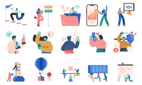 Flat Illustrations 100 Neat Illustrations For Websites And Apps