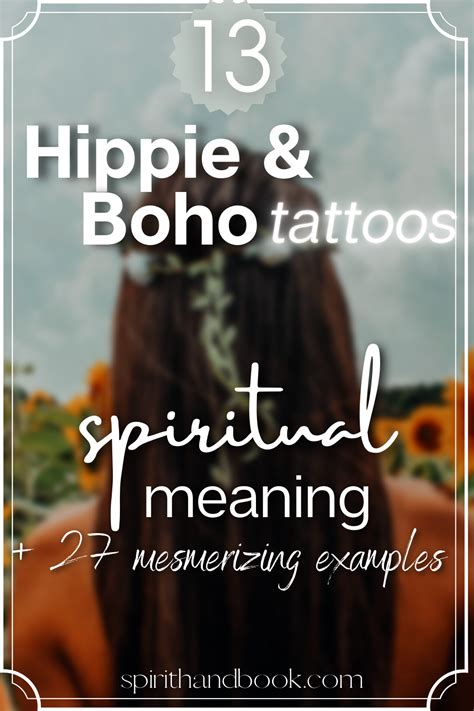 13 Hippie And Boho Tattoo Ideas 27 Mesmerizing Examples Youll Love