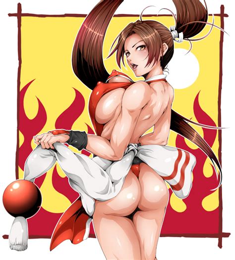 Shiranui Mai Fatal Fury Highres 1girl Ass Breasts Large Breasts