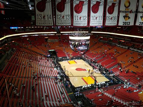Section 416 At Americanairlines Arena Miami Heat