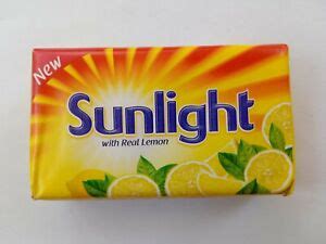 Sunlight Laundry Soap Bar With Real Lemon G Free Shipping Ebay
