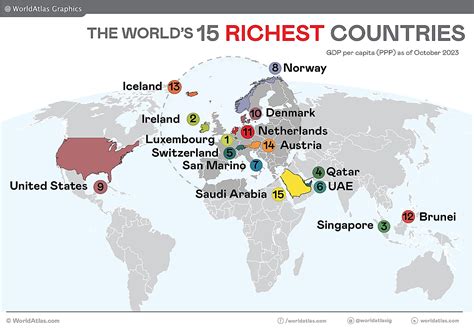 The Richest Countries In The World Worldatlas