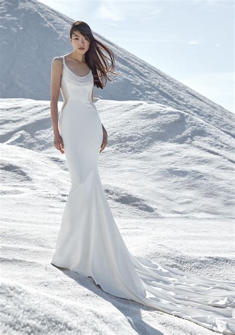 Atelier Pronovias Angelic Heavily Beaded Mermaid Wedding Dress Hk Designer Bridal Room