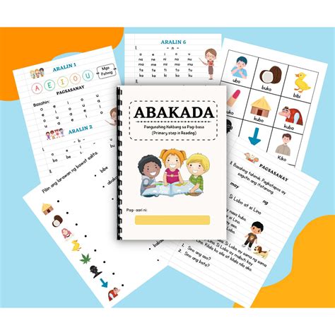 Abakada Workbook For Kids Filipino Panimulang Pagbasa Kindergarten At